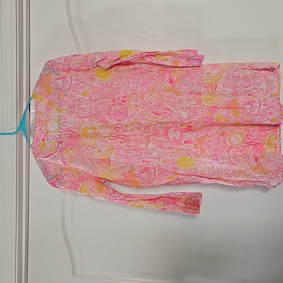 Lilly Pulitzer Marco Island Tunic Pink Pout More Kings In the Keys Small - Picture 14 of 16